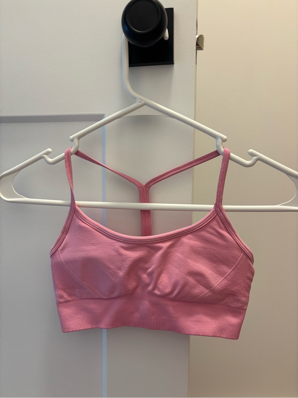 AYBL Pink Seamless T-Back Sports Bralette